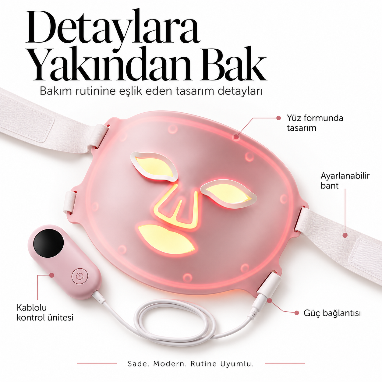 Luvenity LED Yüz Maskesi
