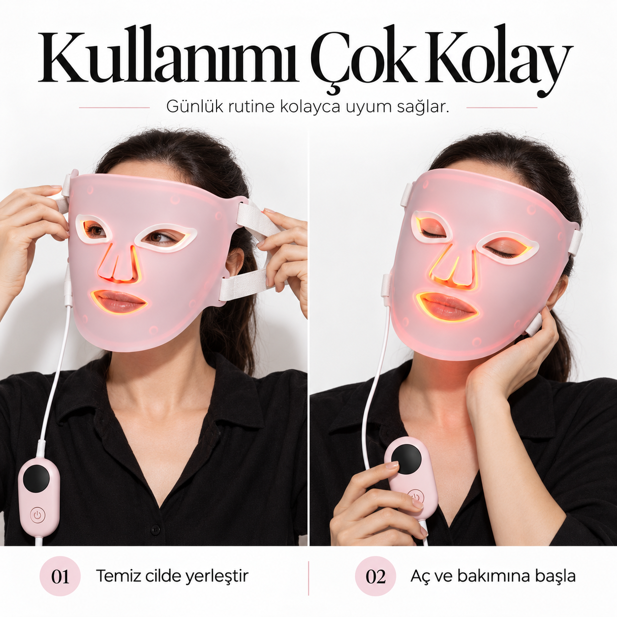 Luvenity LED Yüz Maskesi